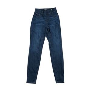 Judy Blue Slim‎ Fit Pull On Blue Jeans Stretch High Rise Women’s Size 1 25